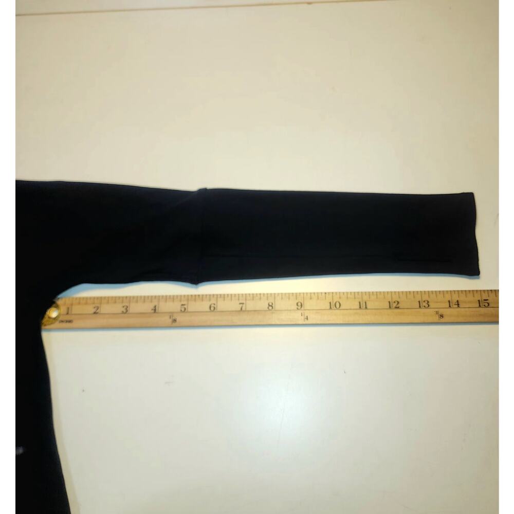 Lululemon Back In Action Wrap Women 8/10 Black Athleisure yoga gym workout comfy - Picture 7 of 8